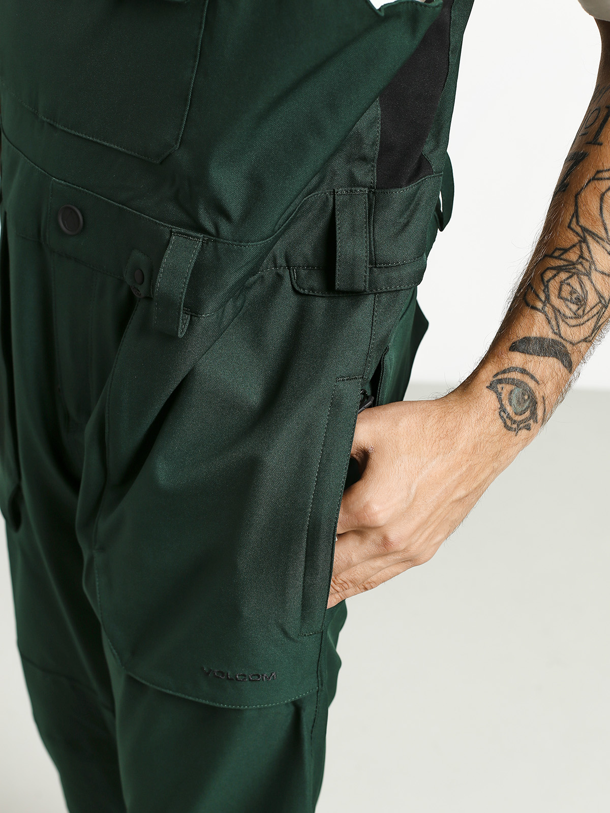 Mens Volcom Roan Bib Overall Snowboard pants (dkg)