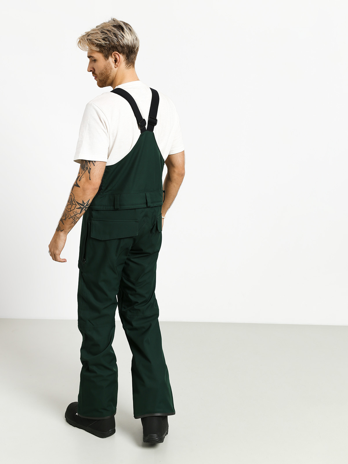 Mens Volcom Roan Bib Overall Snowboard pants (dkg)
