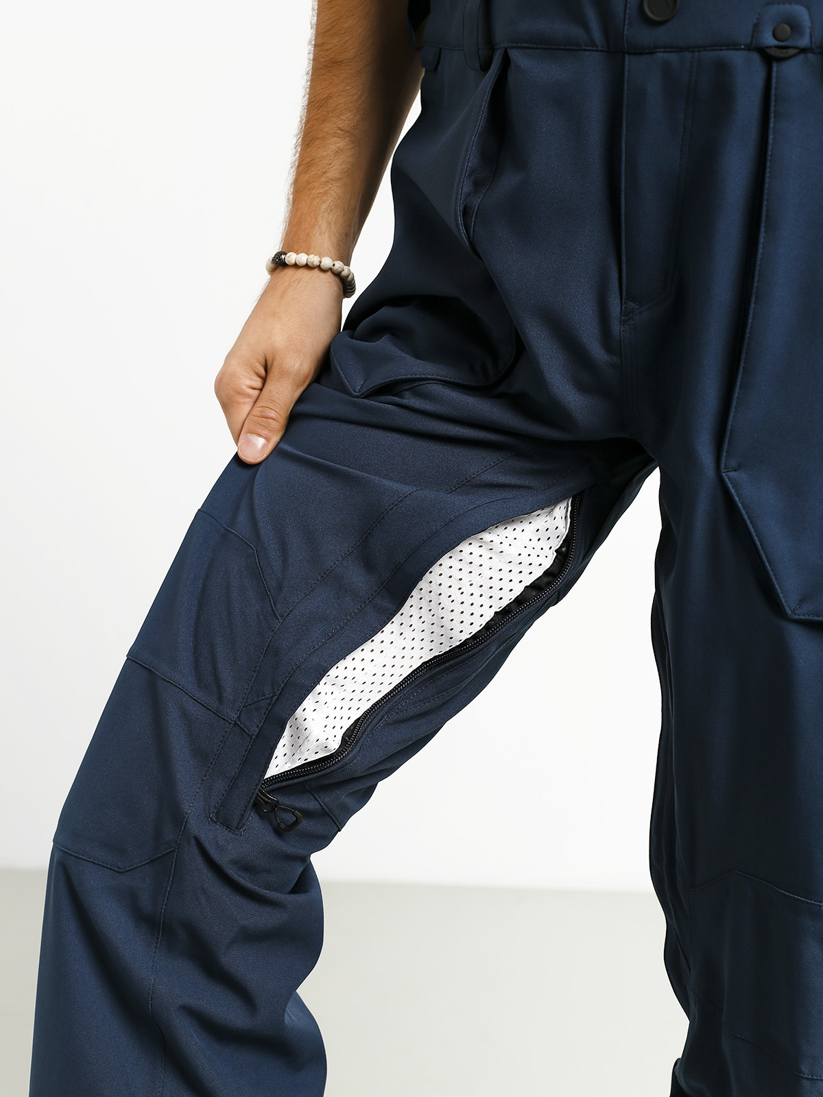 Mens Volcom Roan Bib Overall Snowboard pants (nvy)