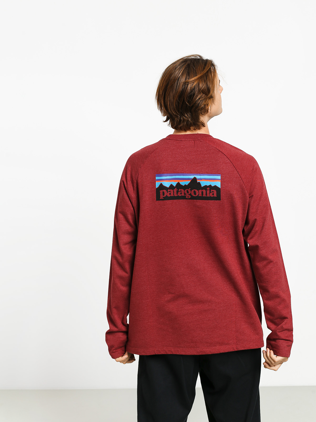 Patagonia P6 Logo Lw Sweatshirt (oxide red)