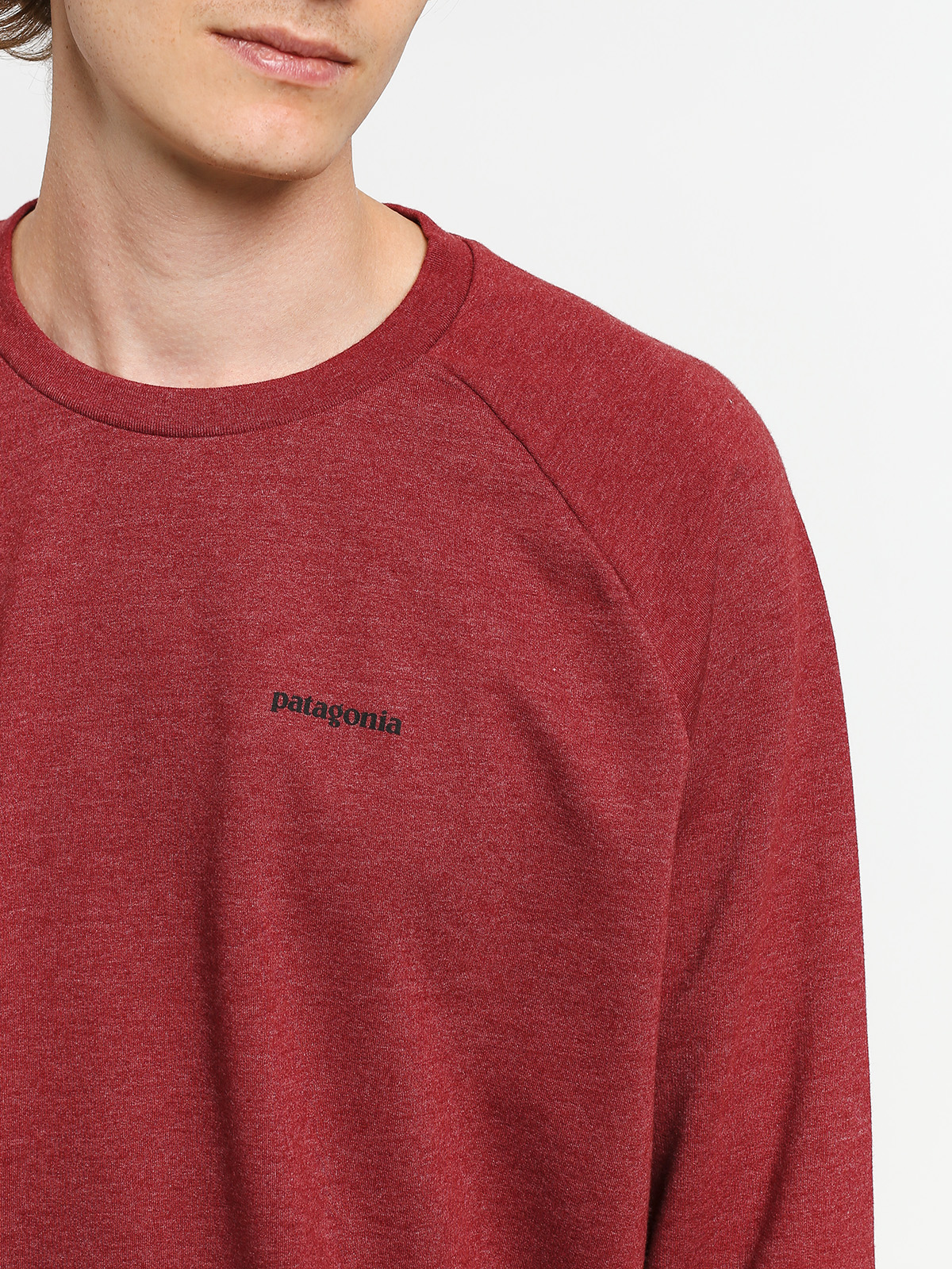 Patagonia P6 Logo Lw Sweatshirt (oxide red)