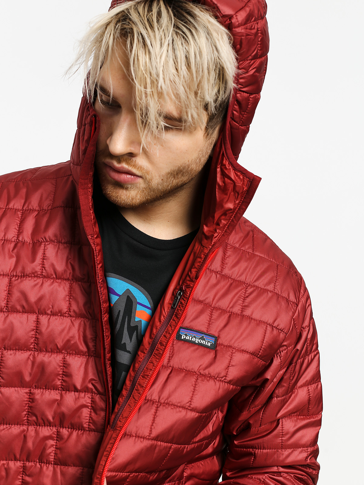 patagonia nano air hoody oxide red