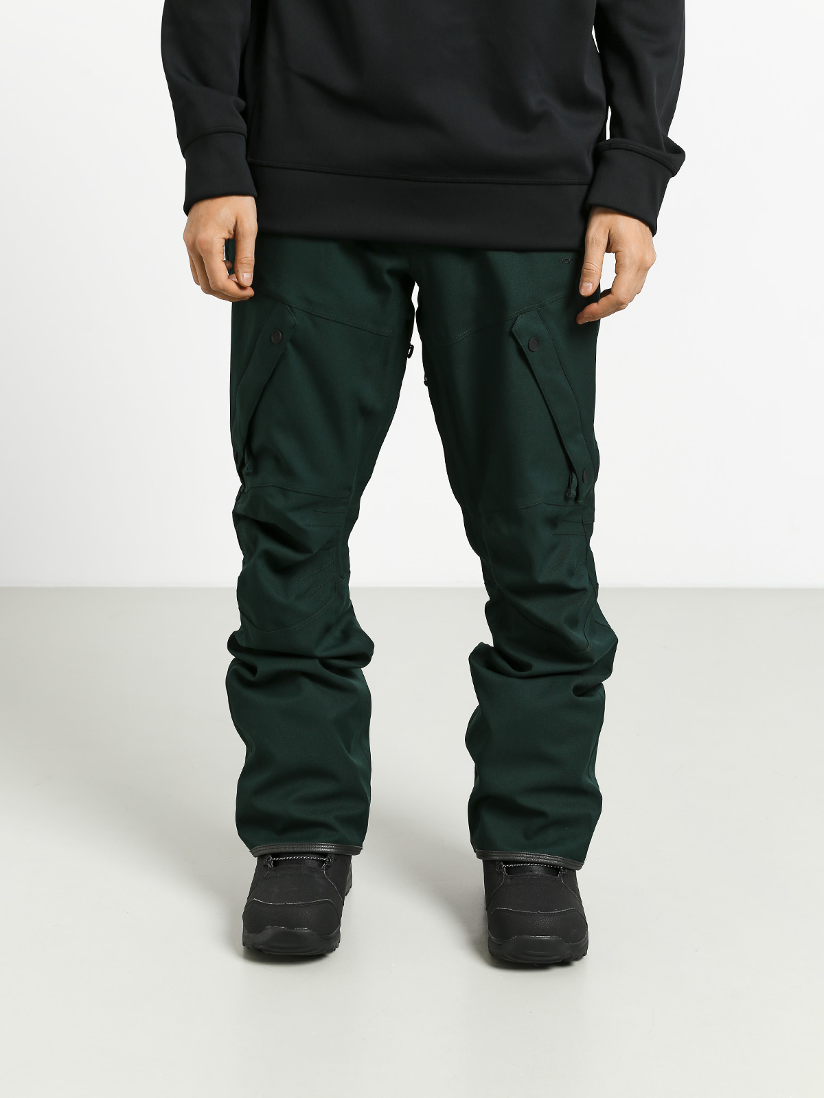 Mens Volcom Articulated Snowboard pants (dkg)