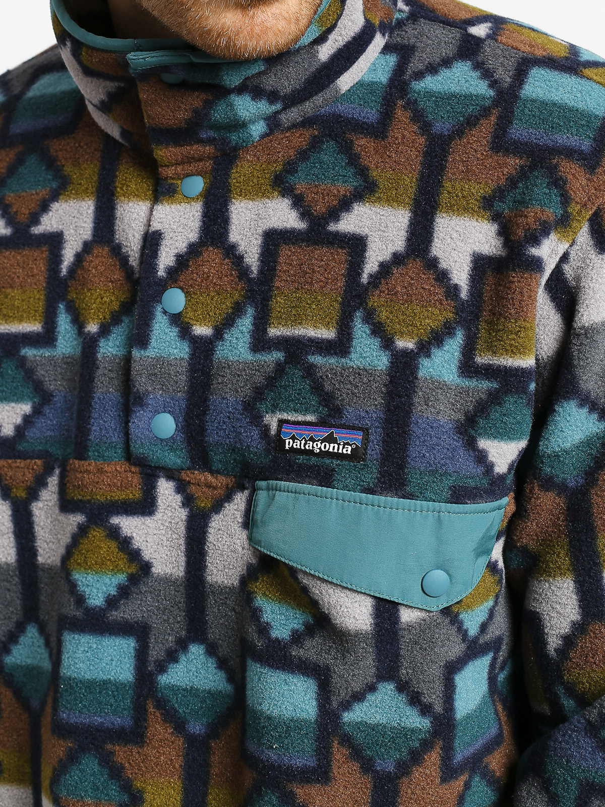 Printed patagonia fleece Clearance