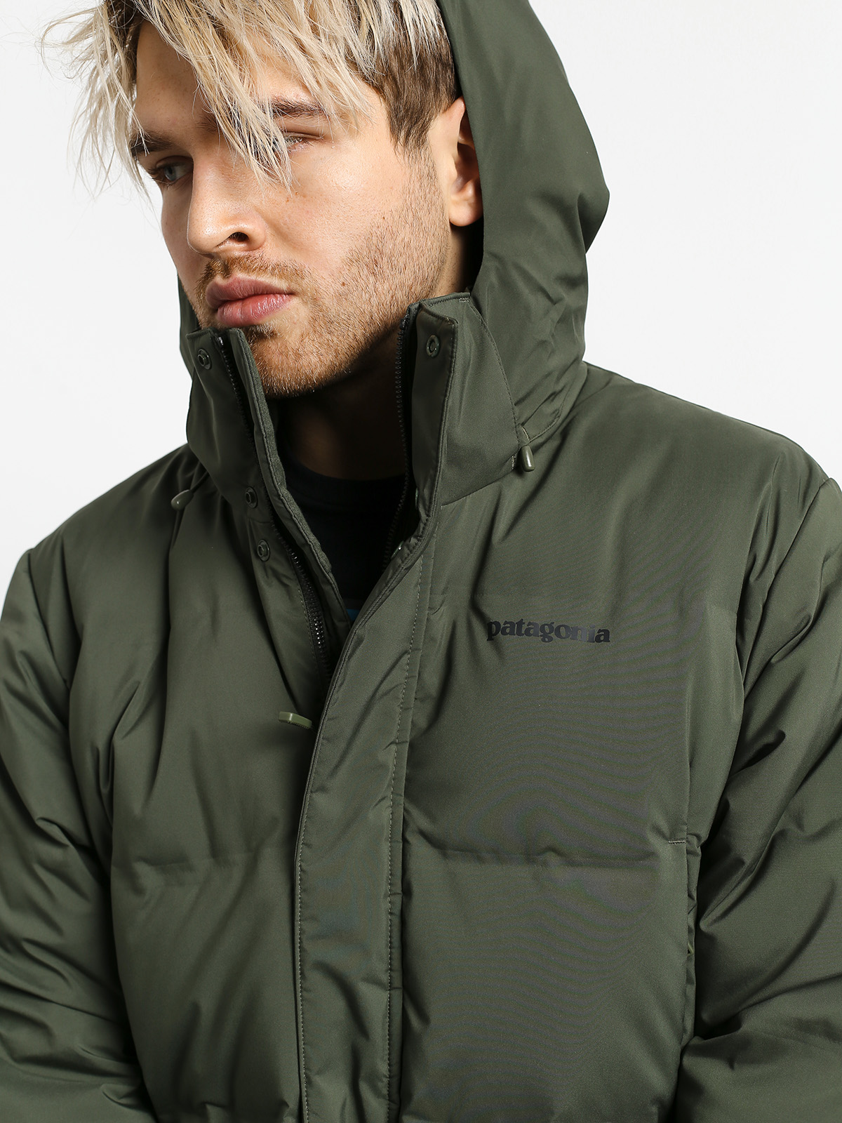 patagonia green parka