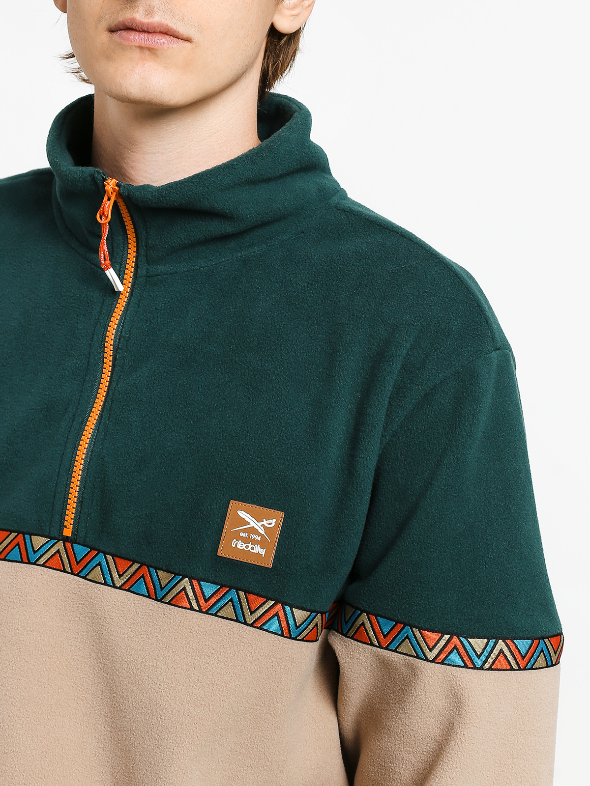 Iriedaily Monte Noe Troyer Fleece - beige (hunter)