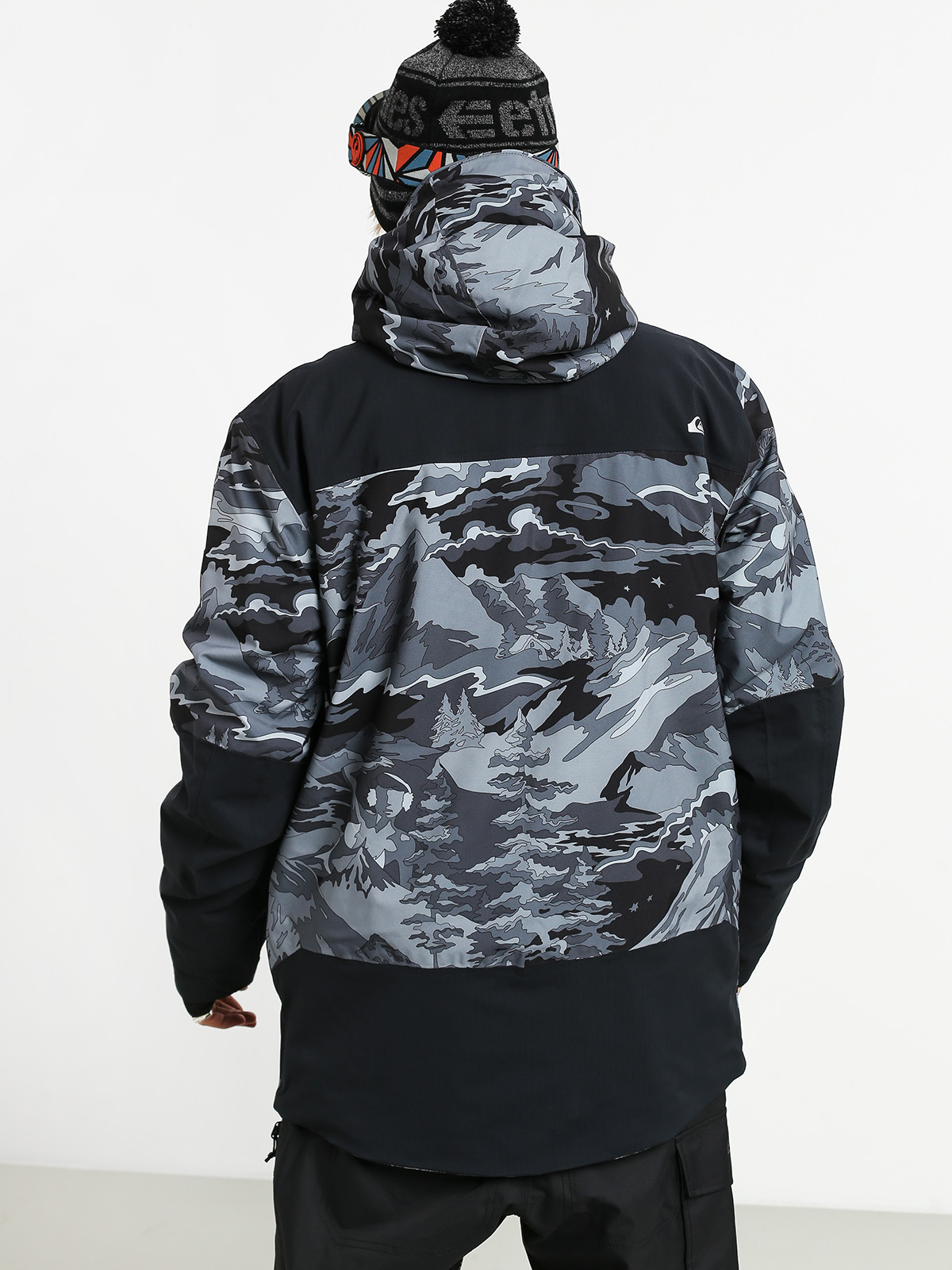 Herren Quiksilver Arrow Wood Snowboard jacke (black snowscene)