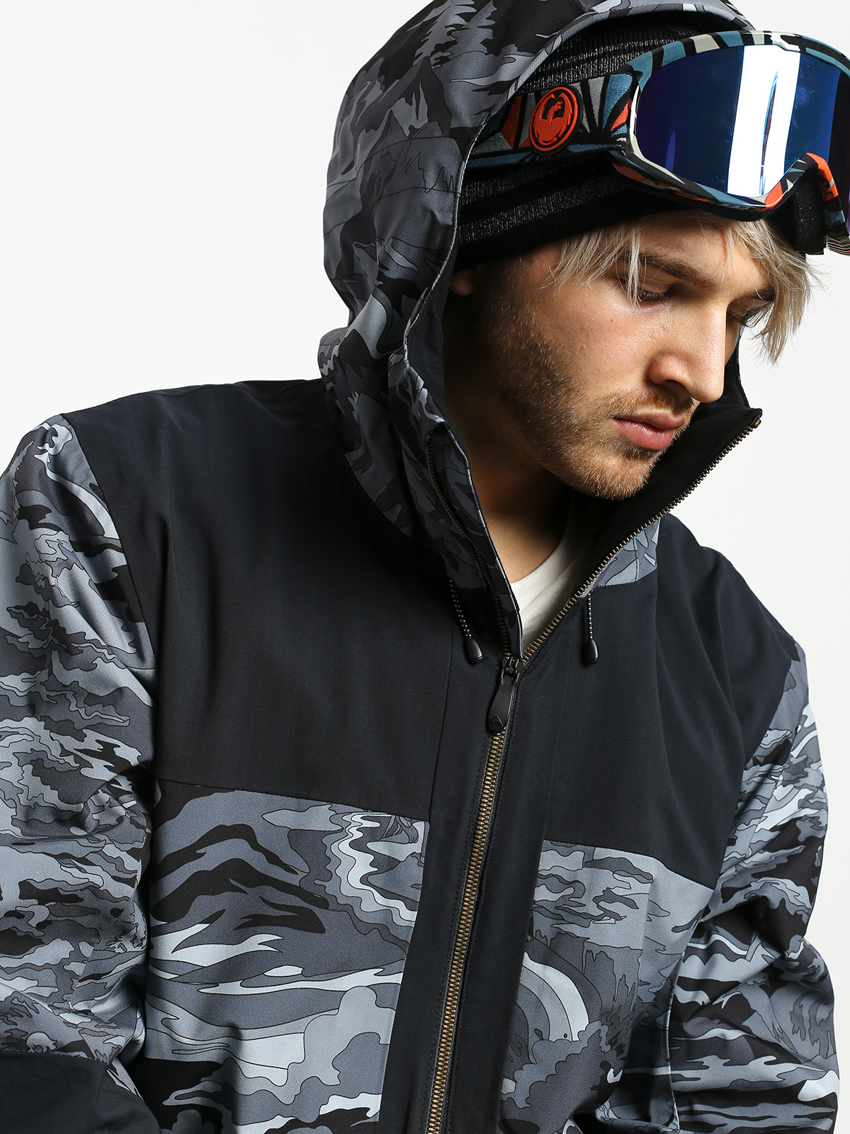 Herren Quiksilver Arrow Wood Snowboard jacke (black snowscene)