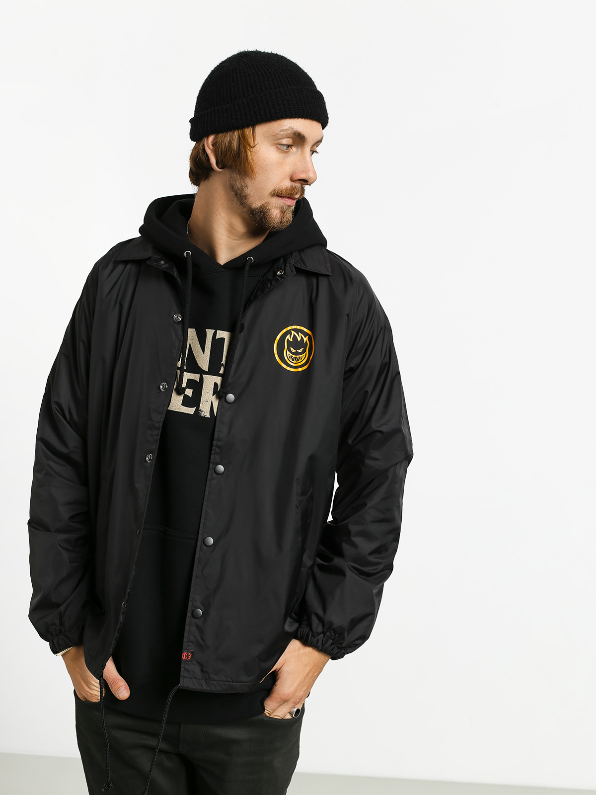 Spitfire Classic Swirl Jacket (black/yellow)