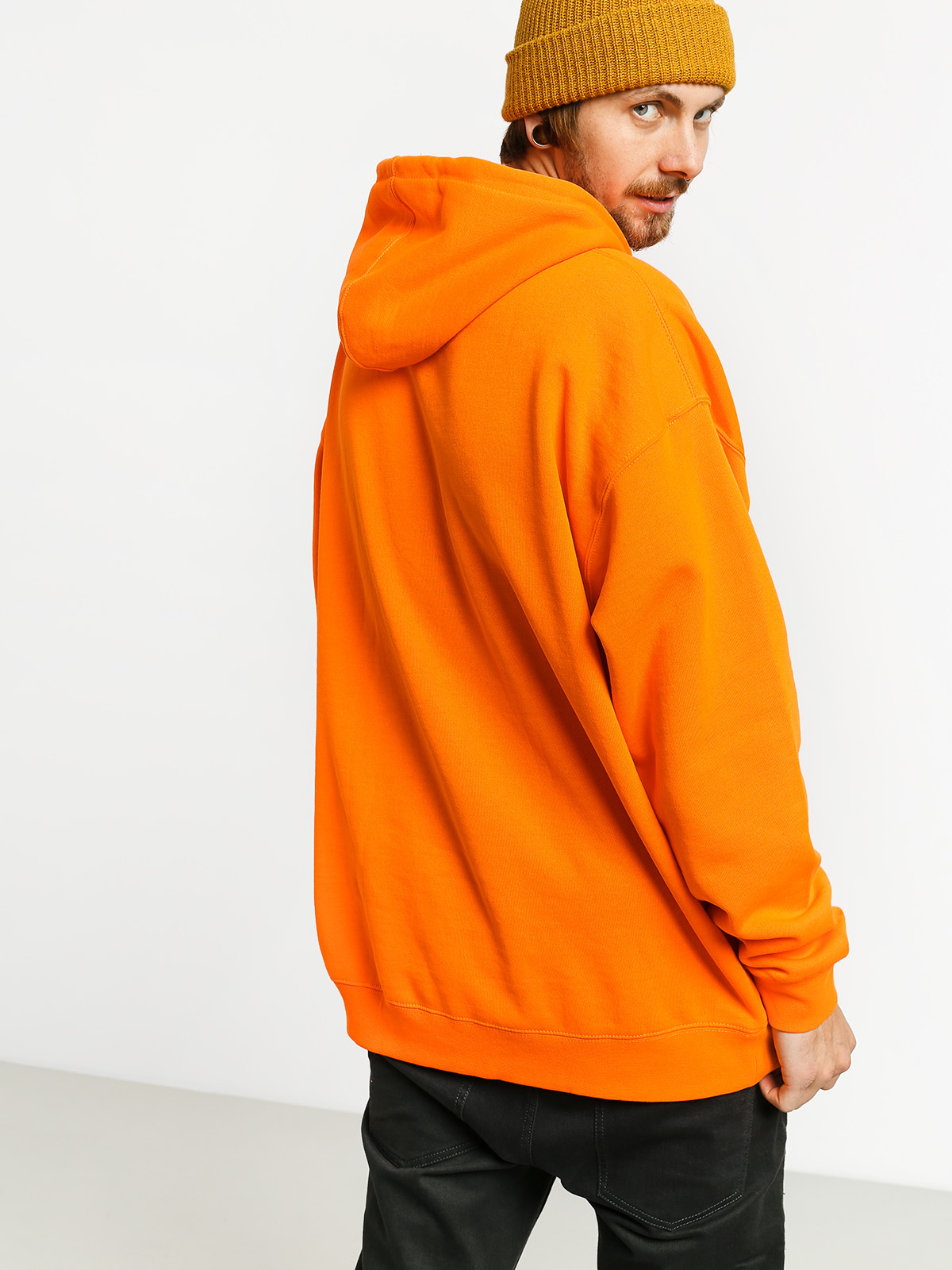 Basic on sale orange hoodie