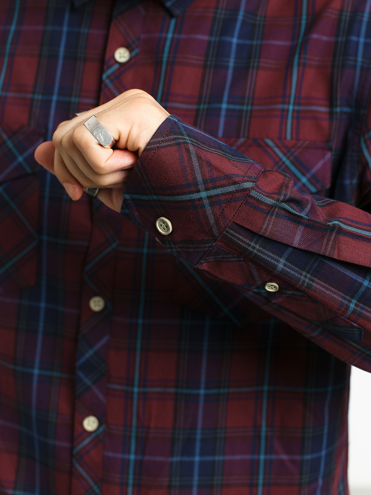 Iriedaily Mc Valle Shirt (navy red)