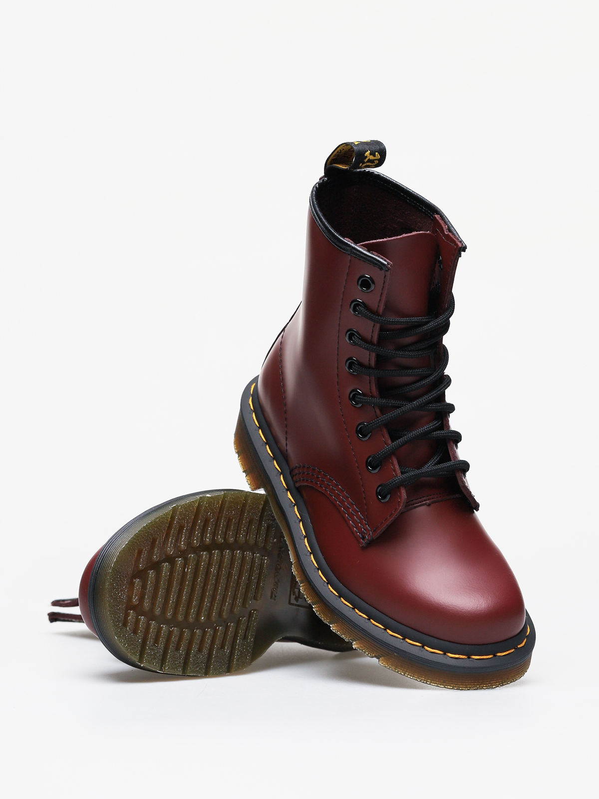 dr martens cherry red polish