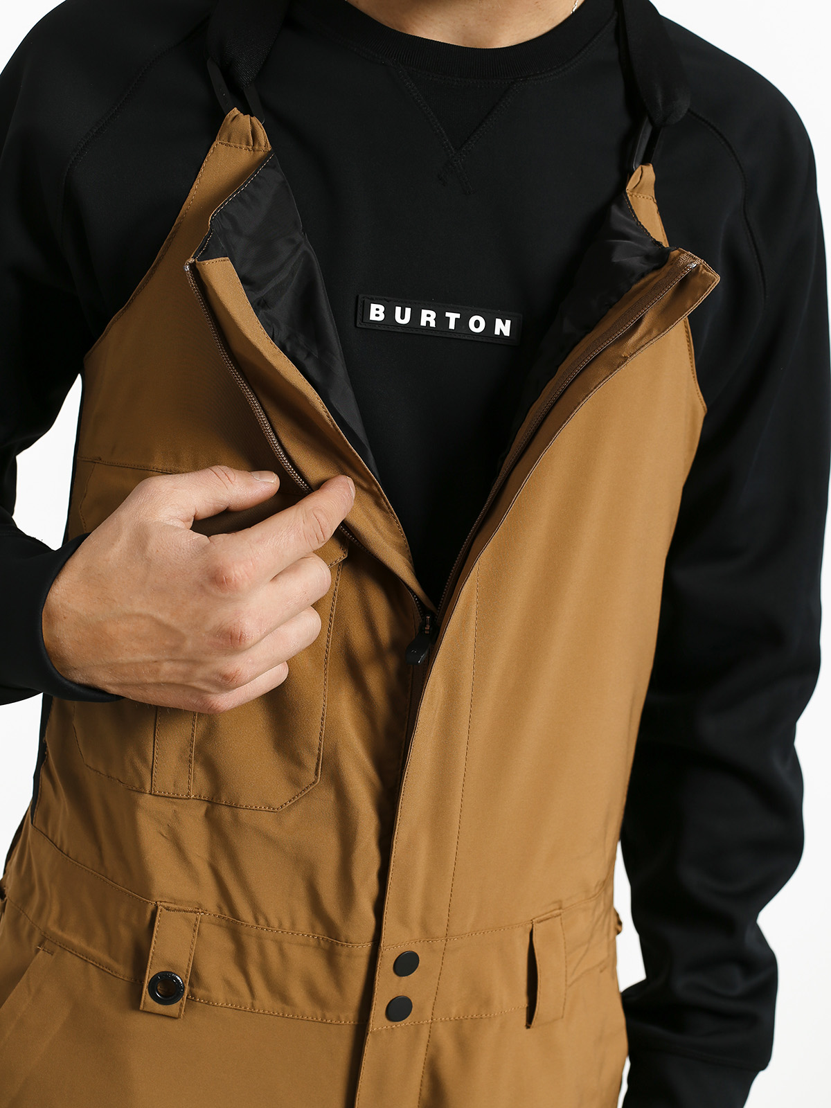 Herren Quiksilver Utility Bib Snowboard hose (otter)