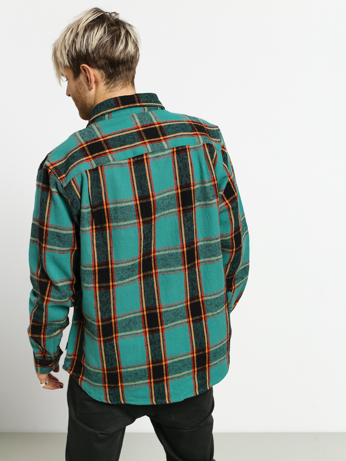 Stussy Ace Plaid Shirt (teal)