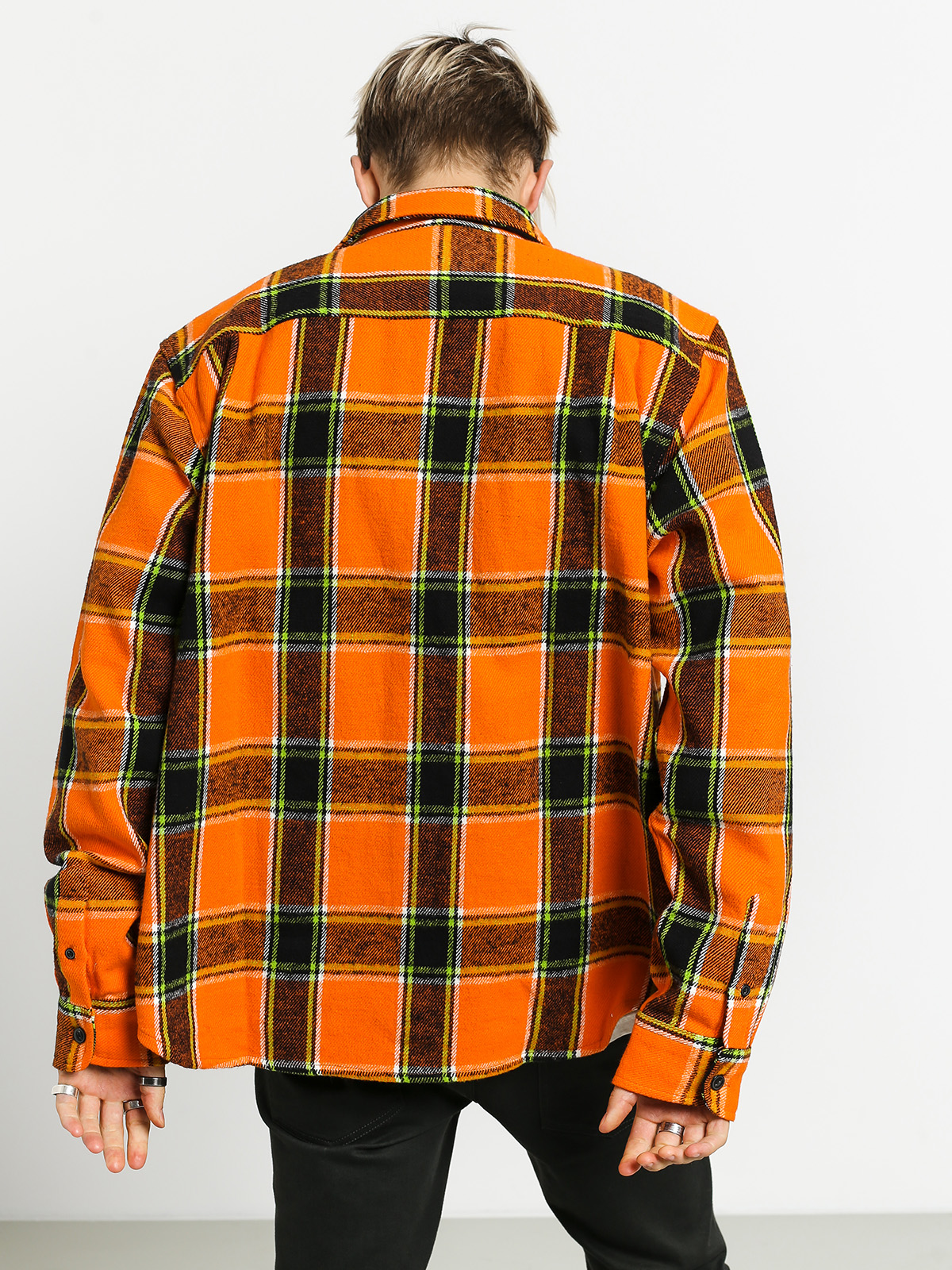 orange stussy shirt