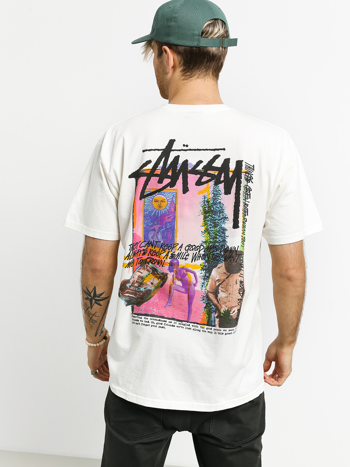 Stussy Daydream Pig Dyed T-shirt (natural)