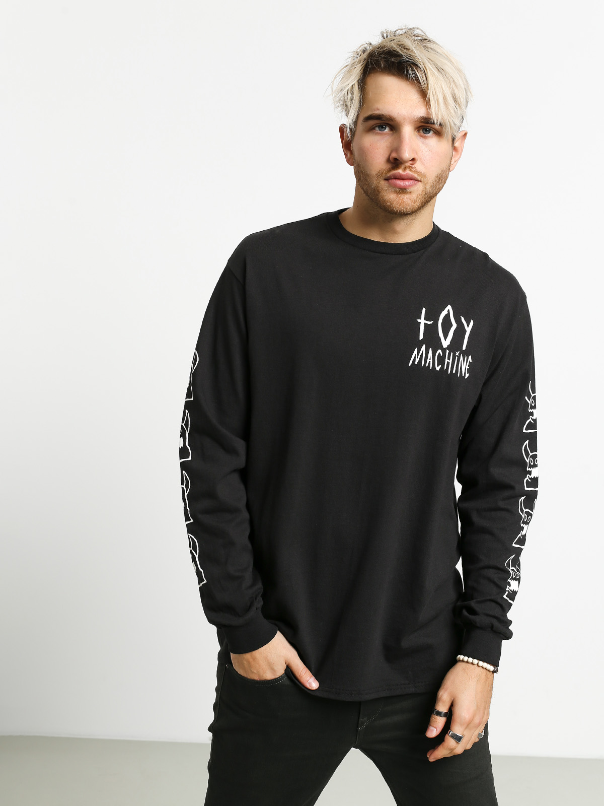 Toy Machine Sketchy Monster Longsleeve - black (black)