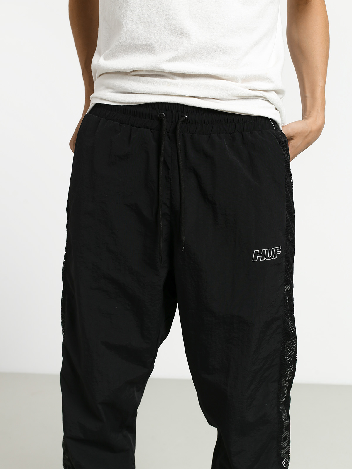 HUF Marathon Track Pants black black