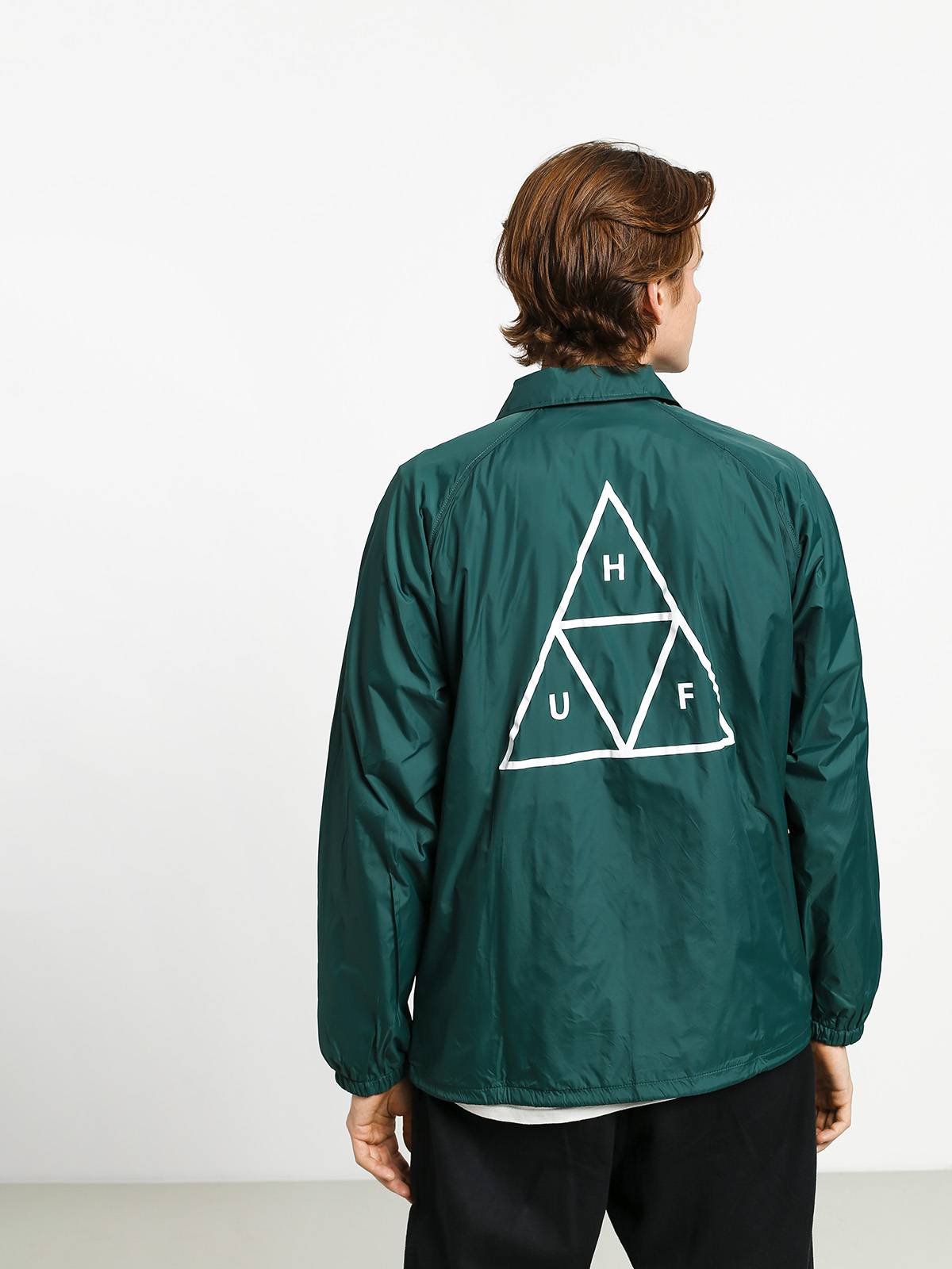 HUF Essentials Coach Jacket (botanical green)