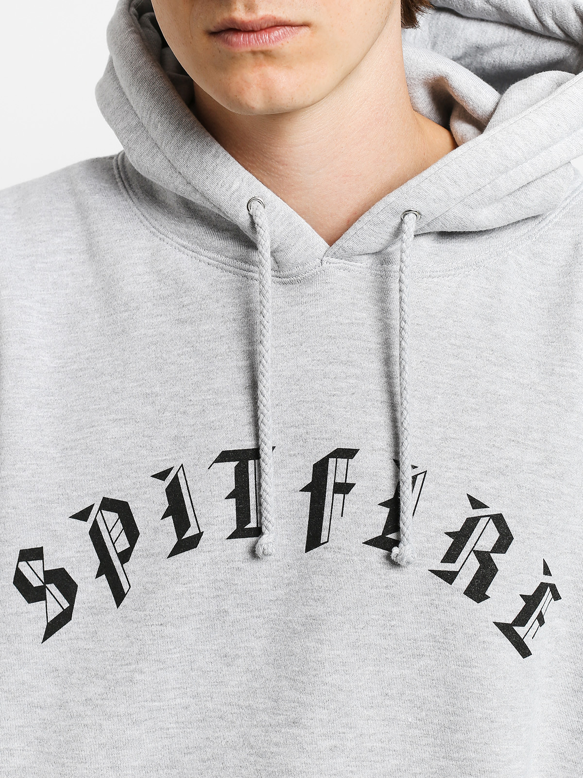 Spitfire Old E Combo Sleeve Hoodie (grey)