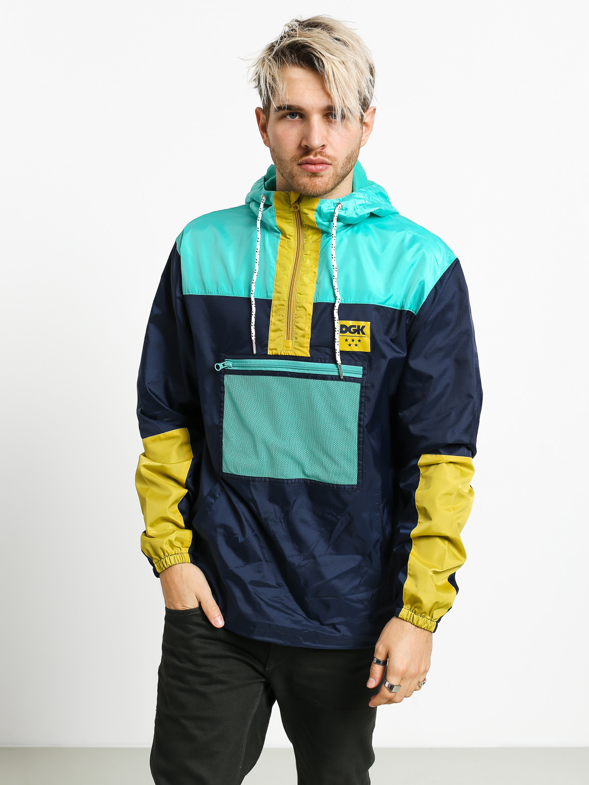 DGK Ruckus Custom Windbreaker Jacket (navy)