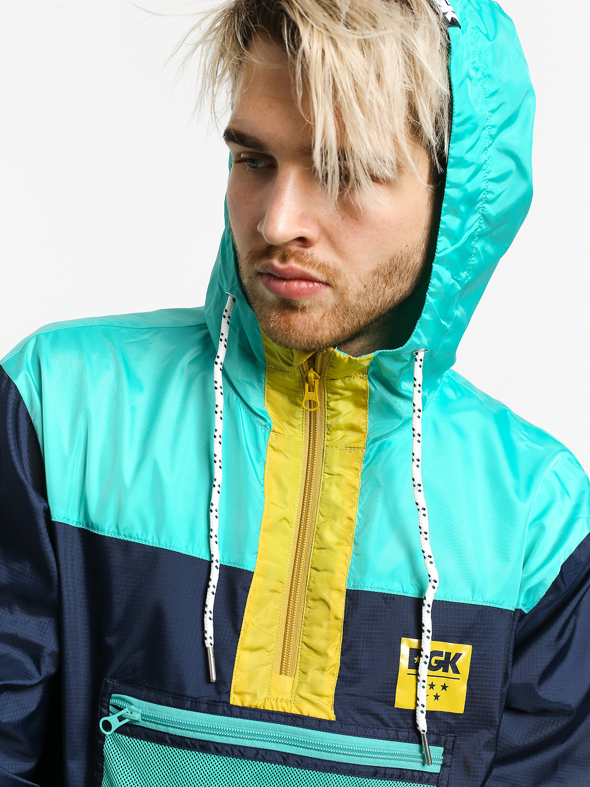 DGK Ruckus Custom Windbreaker Jacket (navy)