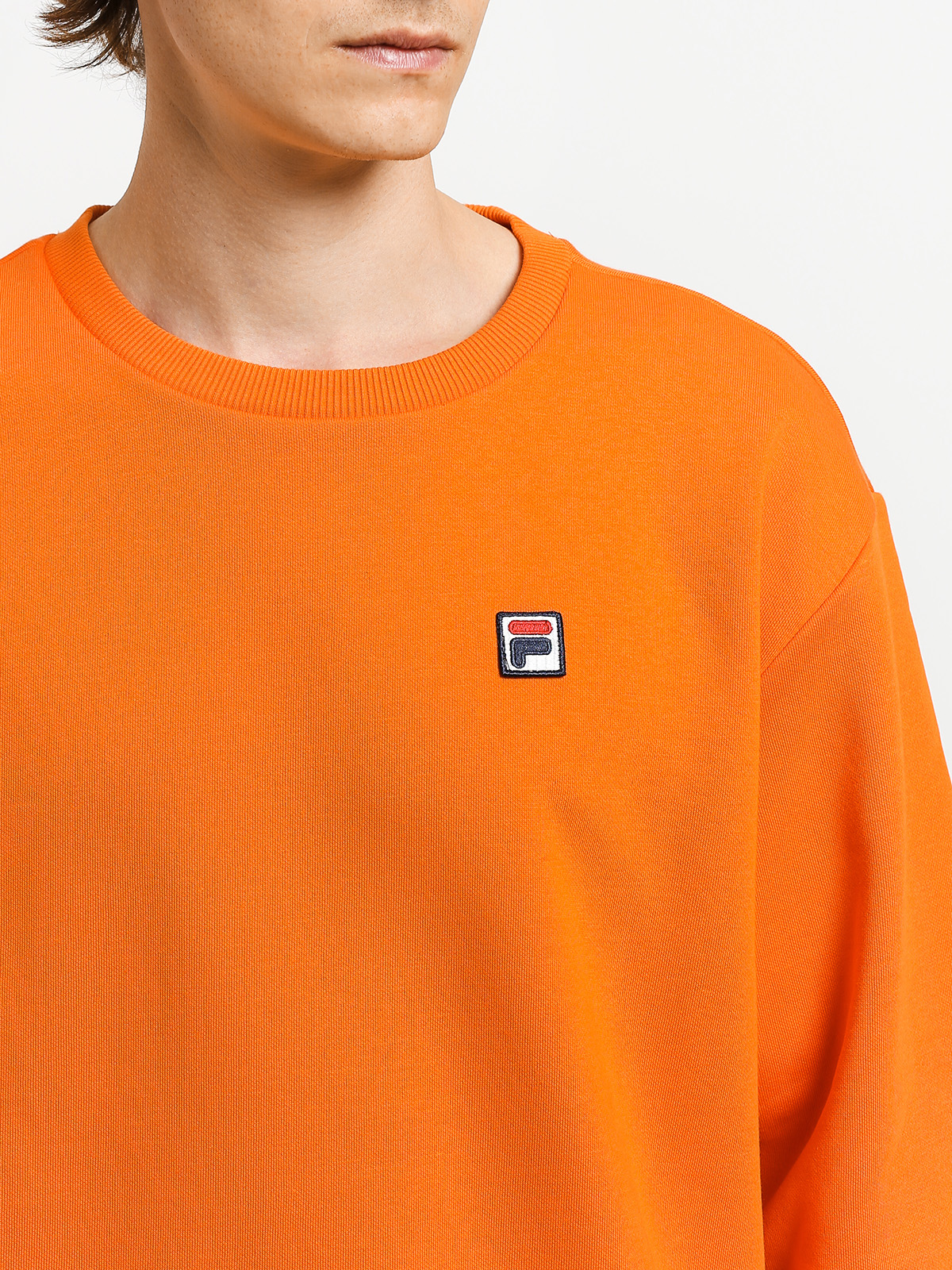 orange fila shirt