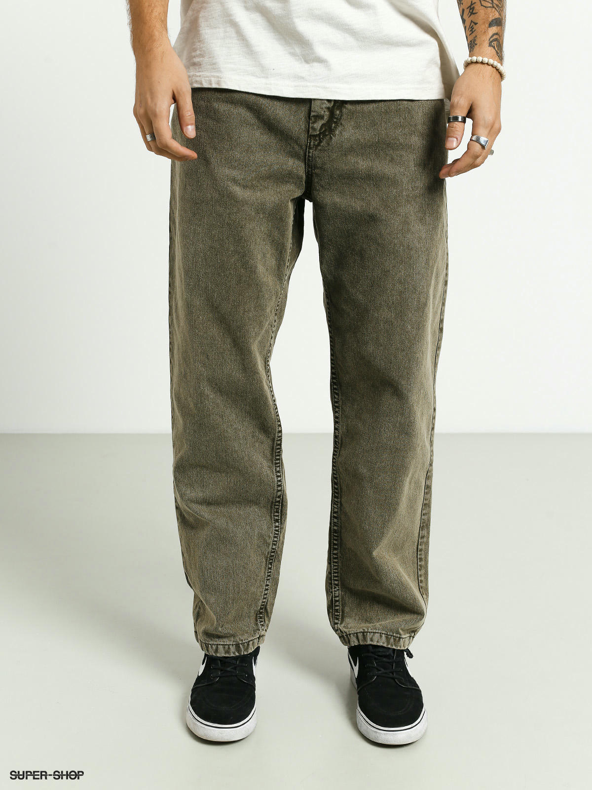 Polar Skate 93 Denim Pants (army green)