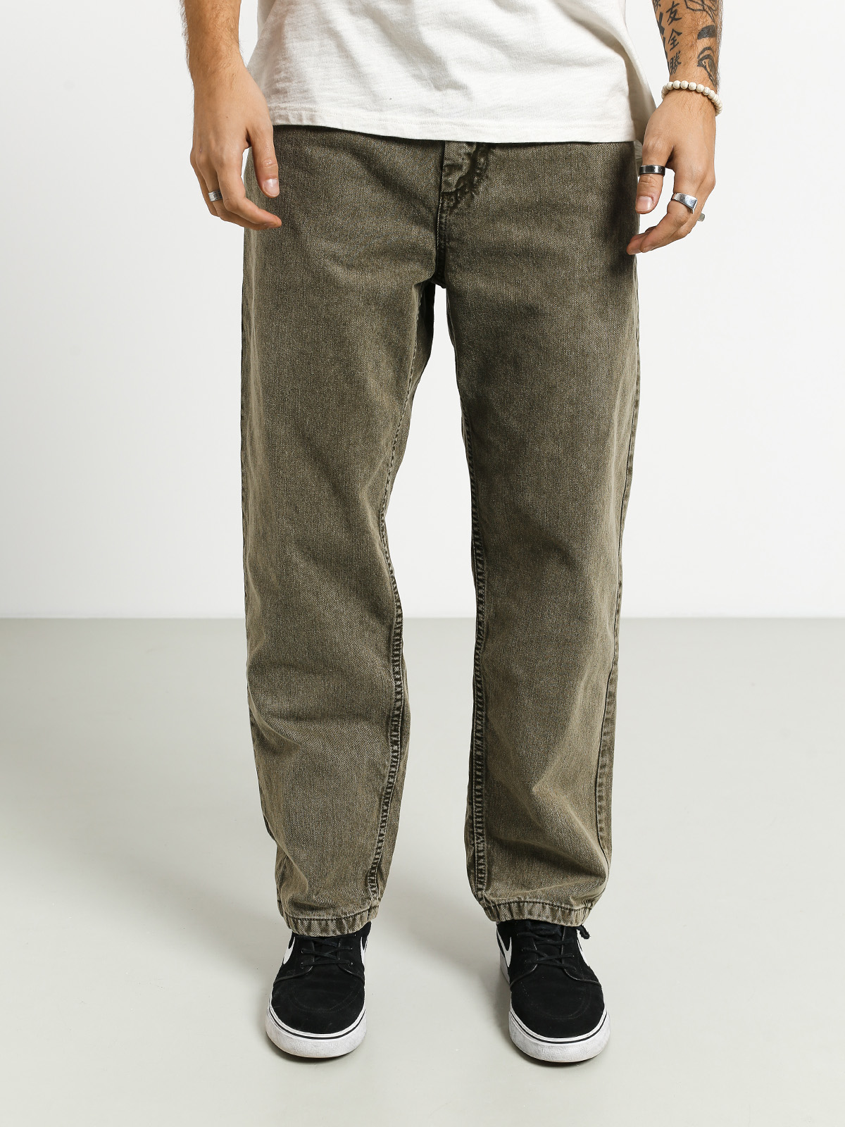 Polar Skate 93 Denim Pants (army green)