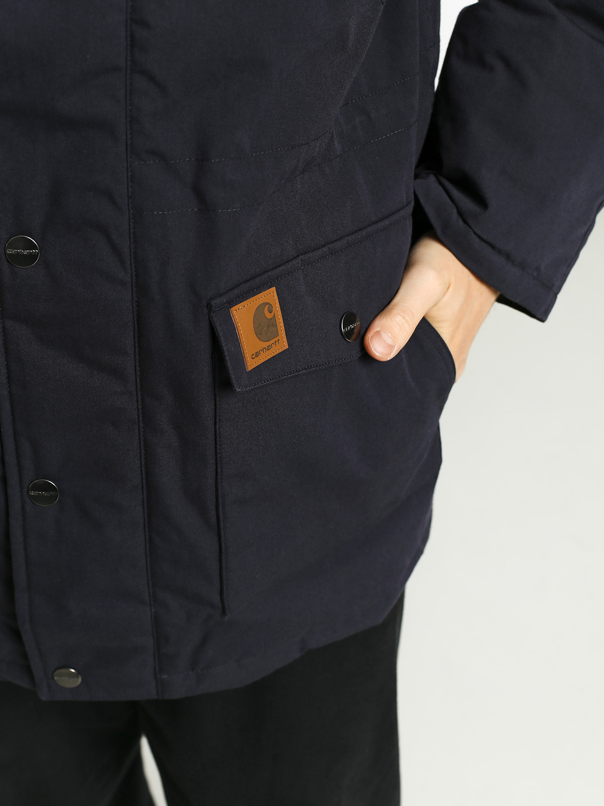 Carhartt WIP Trapper Parka Jacket (dark navy/black)