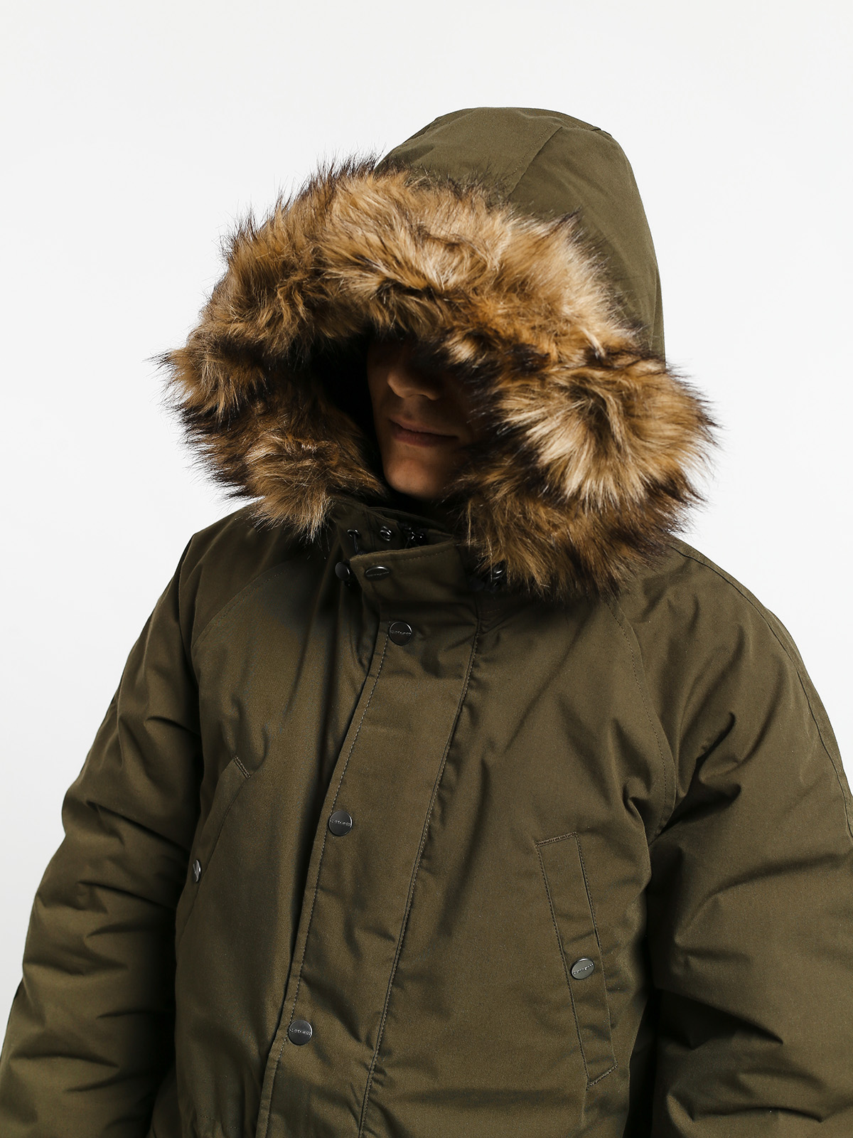Carhartt WIP Trapper Parka Jacke (cypress/black)