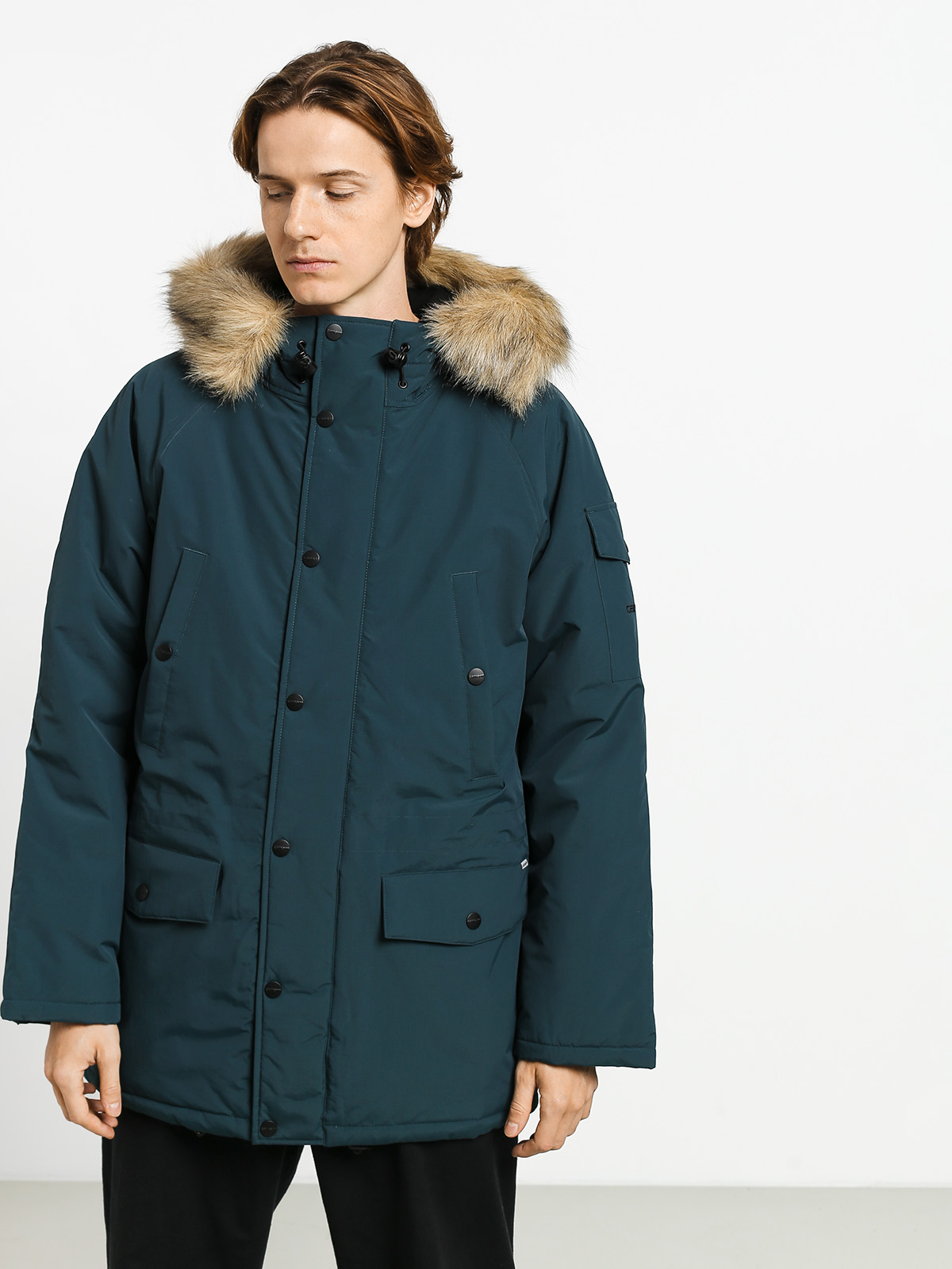 Carhartt WIP Anchorage Parka Jacke (duck blue/black)