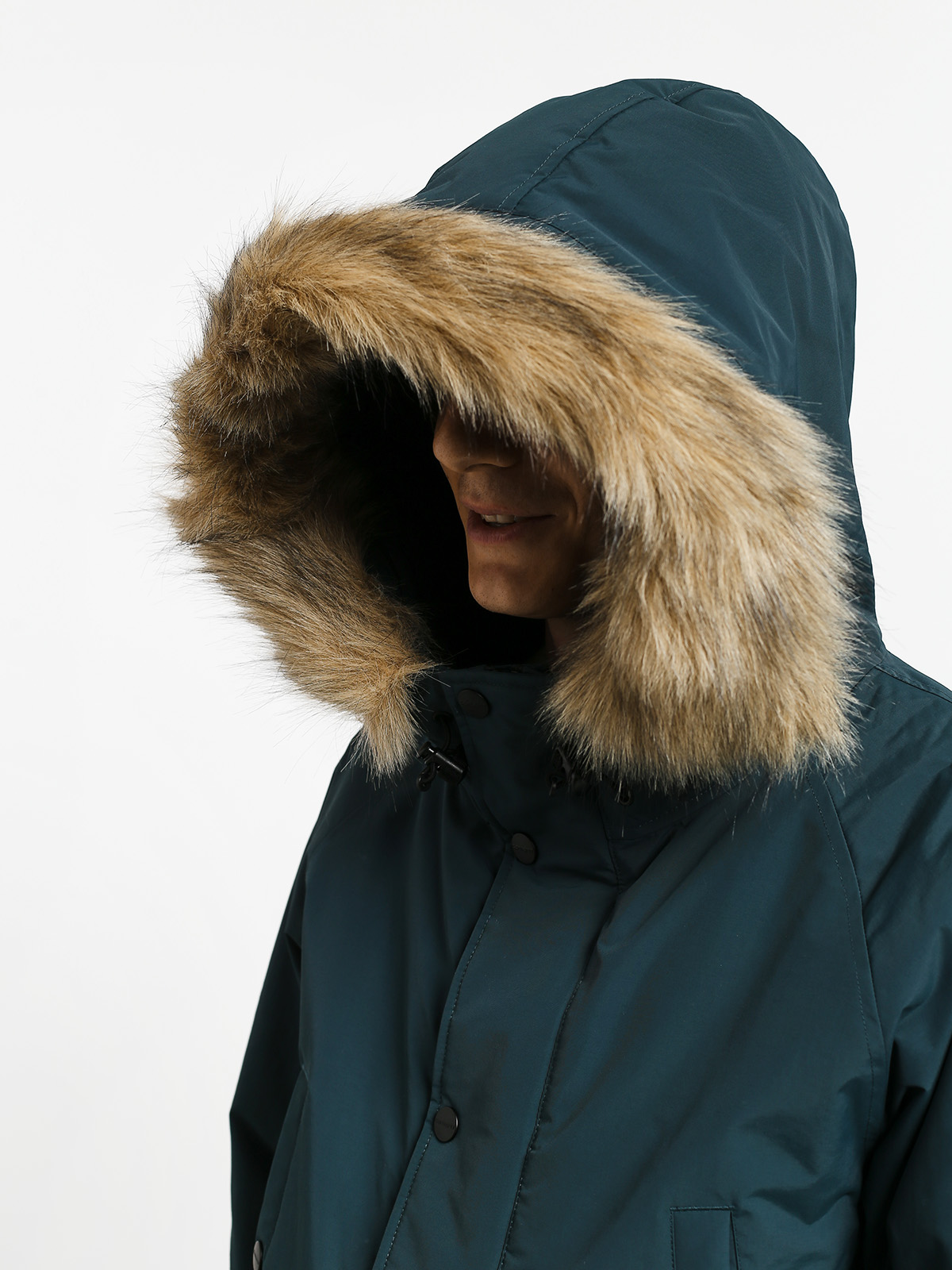 Carhartt WIP Anchorage Parka Jacket (duck blue/black)