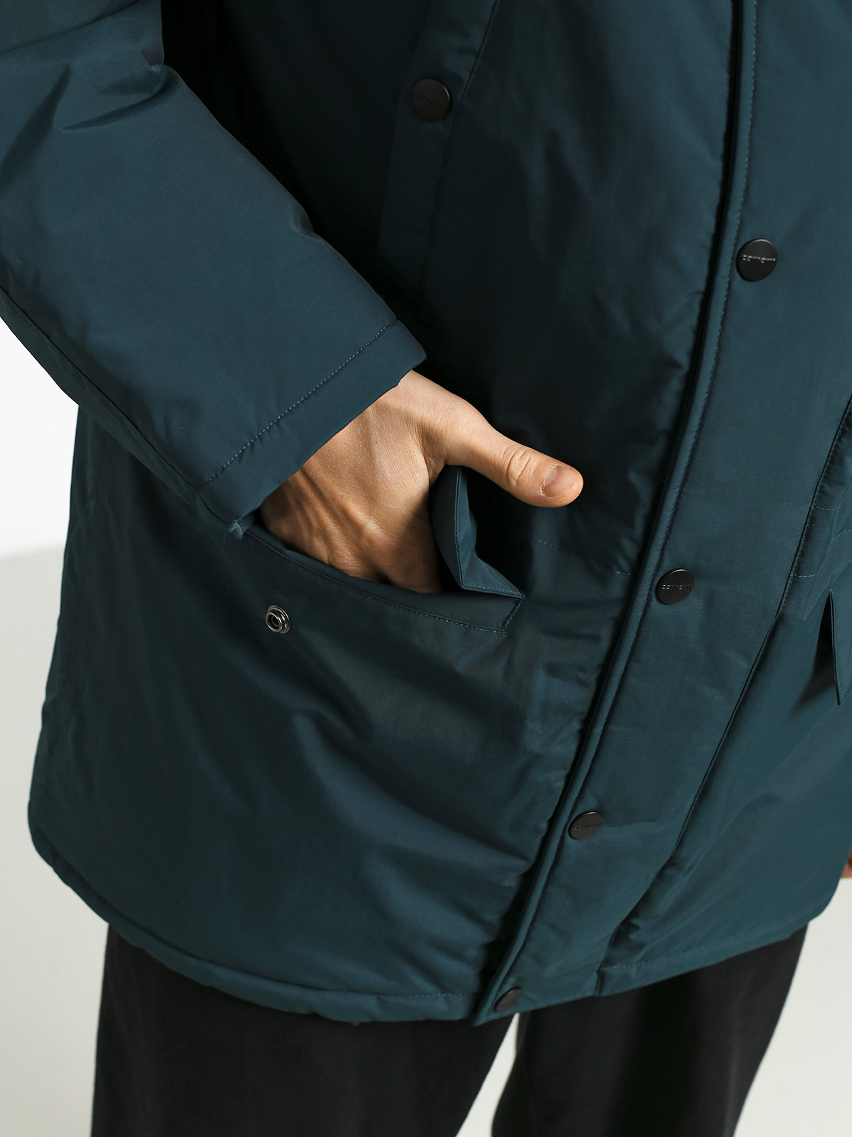 Carhartt WIP Anchorage Parka Jacket (duck blue/black)