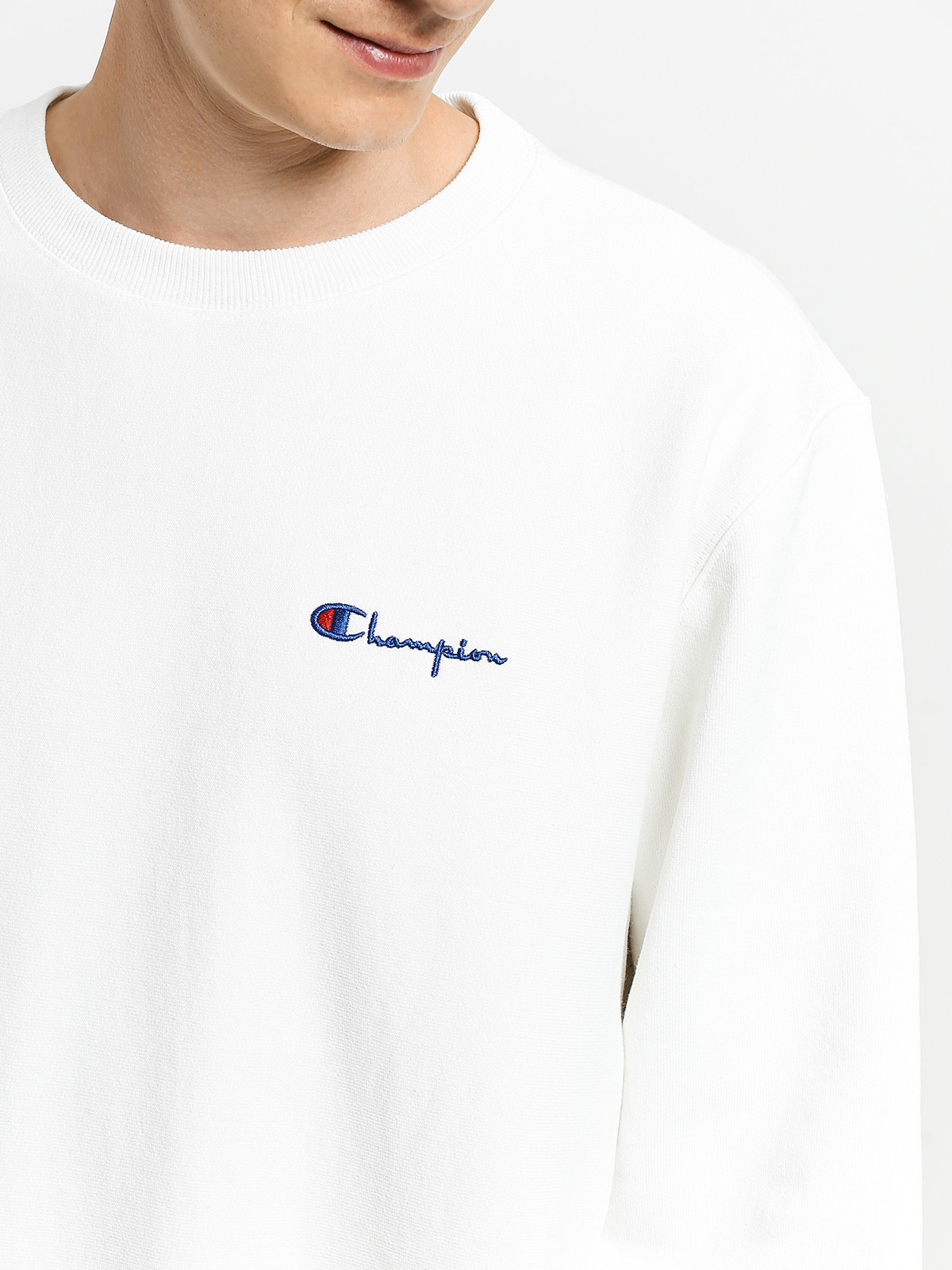 champion chest logo sweatshirt