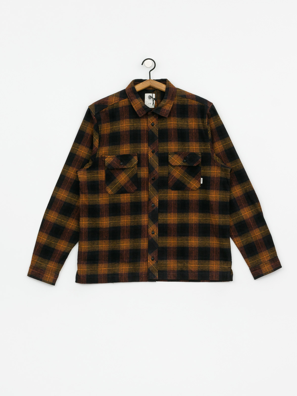 Element Wentworth Shadow Ls Shirt (gold brown)