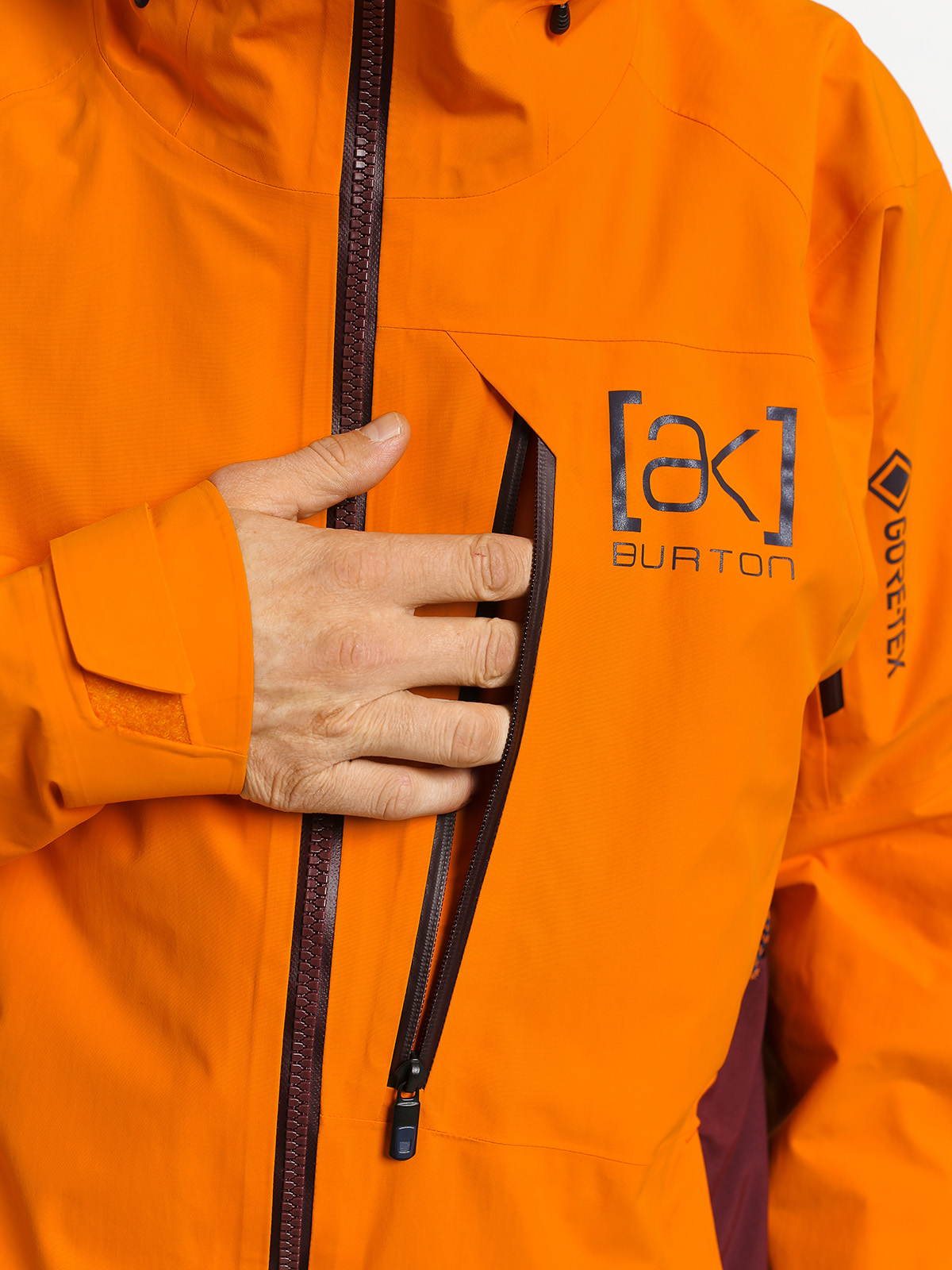 Mens Burton Ak Gore Cyclic Snowboard jacket (russet orange)
