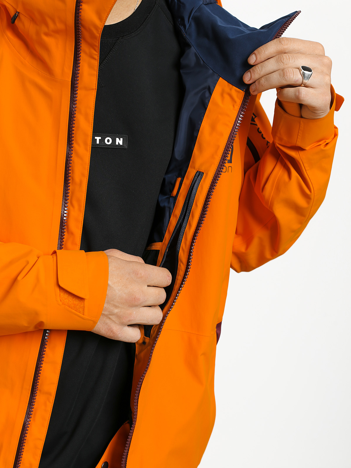 Mens Burton Ak Gore Cyclic Snowboard jacket (russet orange)