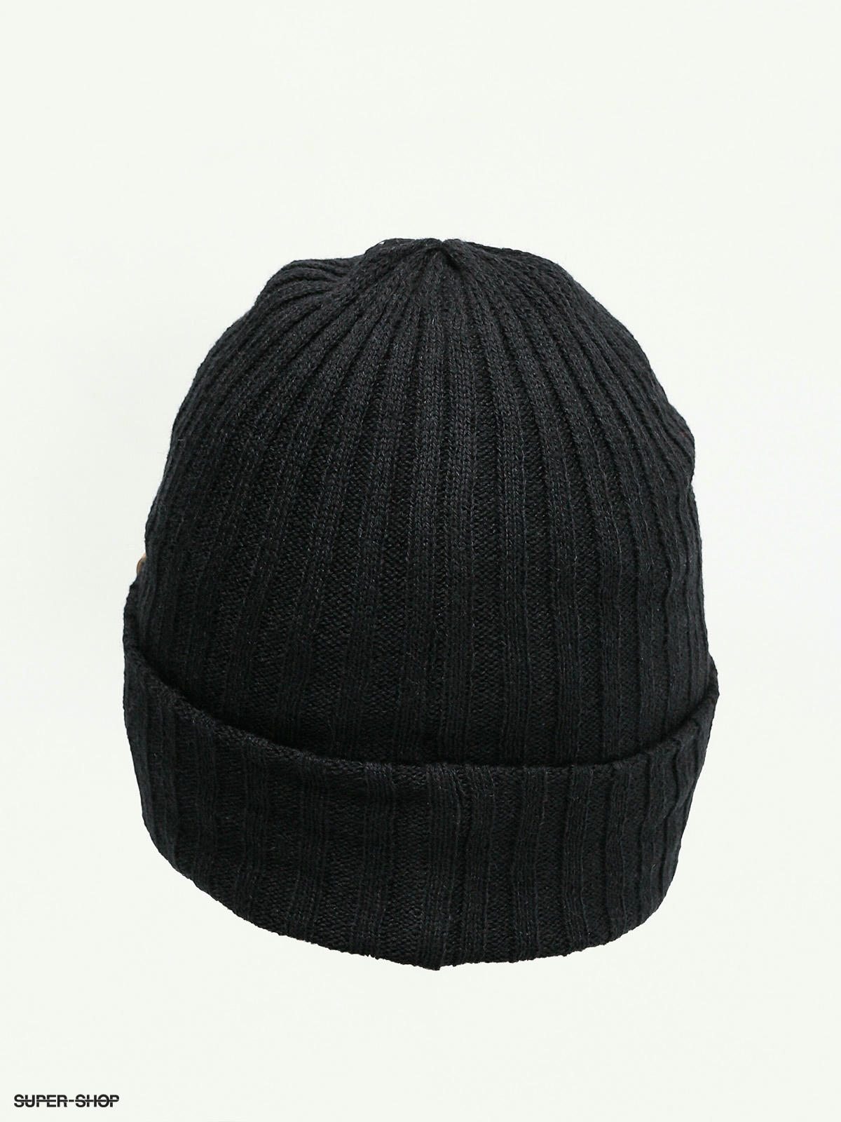 thin black beanie hat