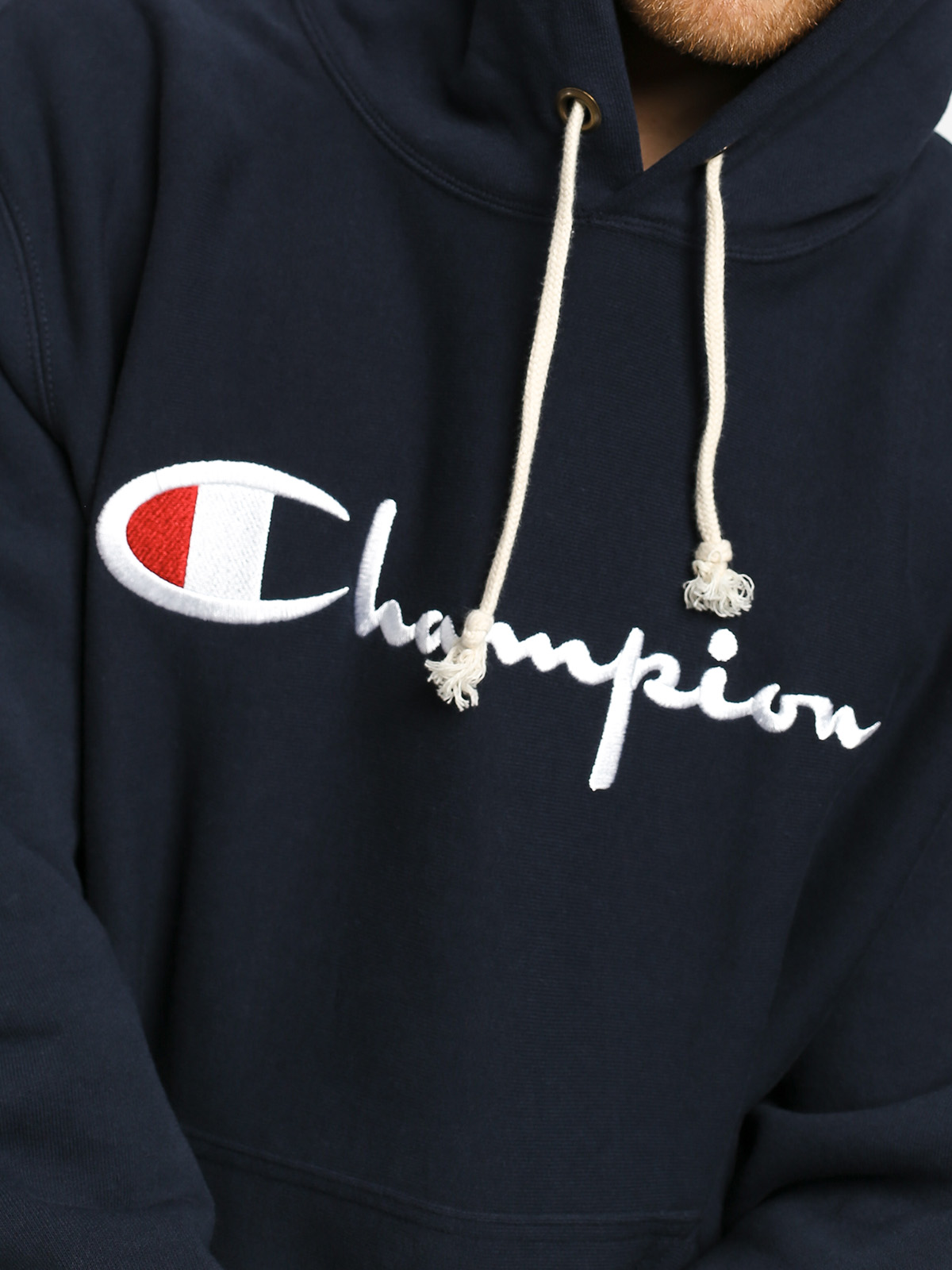 Champion Reverse Weave Hooded Big Logo HD Hoodie (nny)