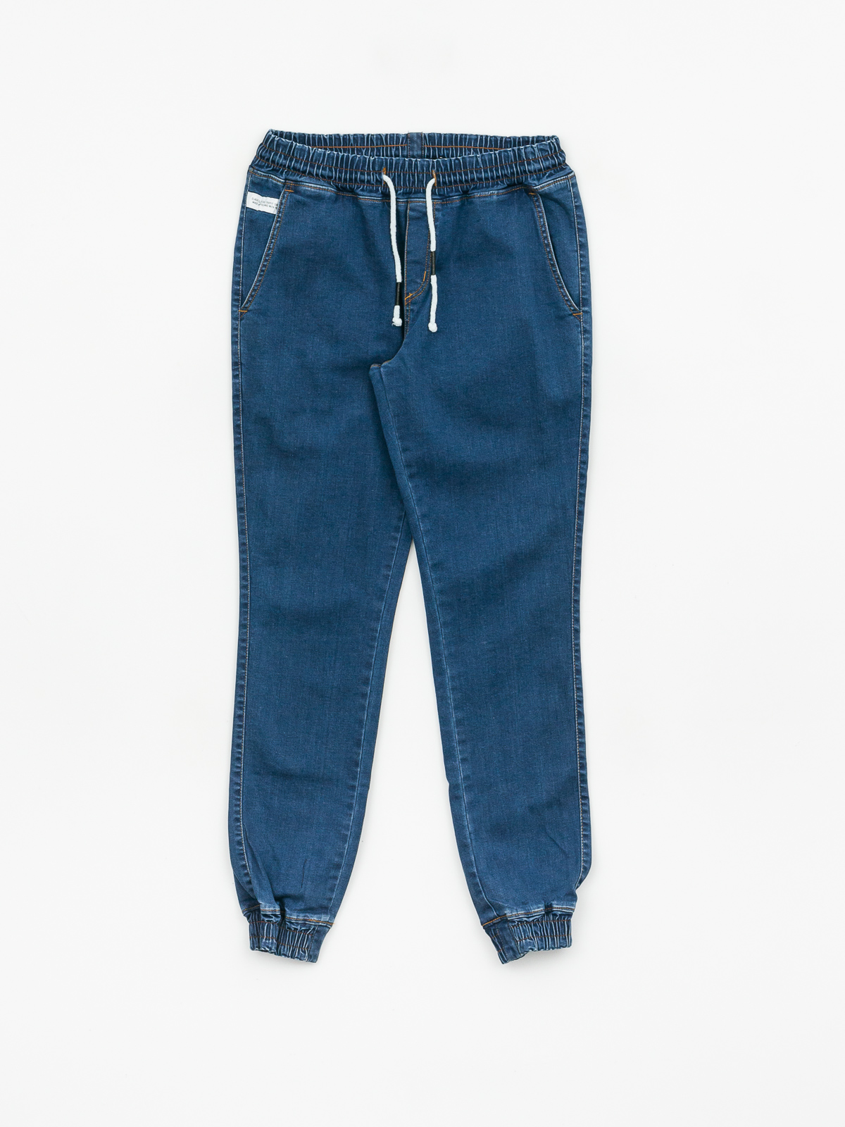 light blue jean joggers