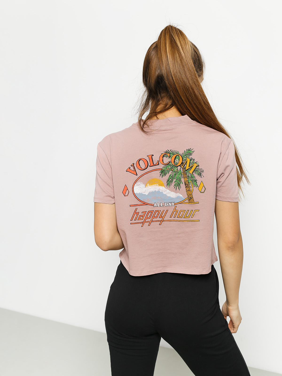 Volcom Made From Stoke T-shirt Wmn (faded mauve)