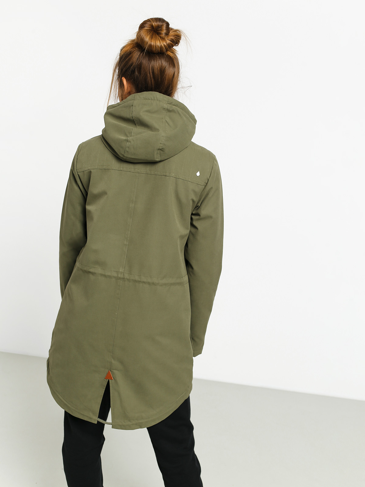 Volcom Walk On By 5K Parka Jacket Wmn (army green combo)