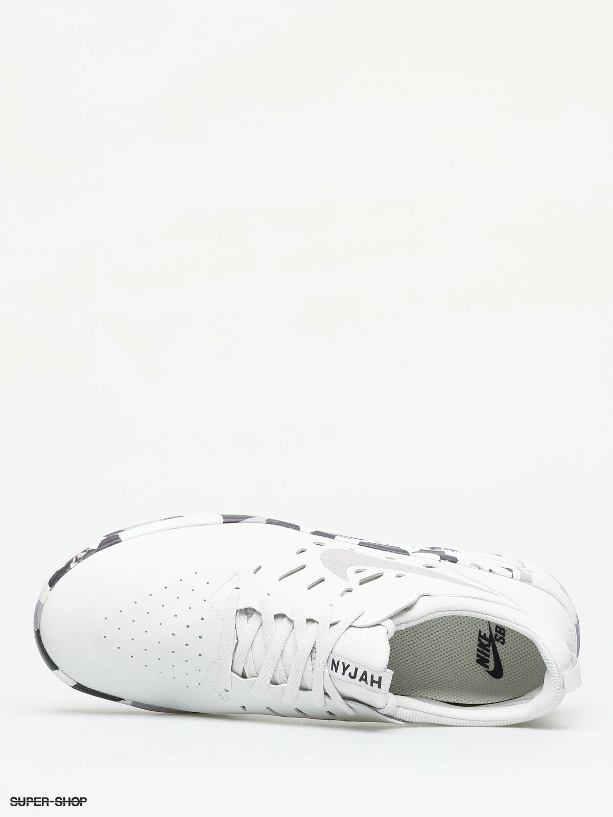 Sb nyjah free summit white  outlet and  camouflage skate shoes