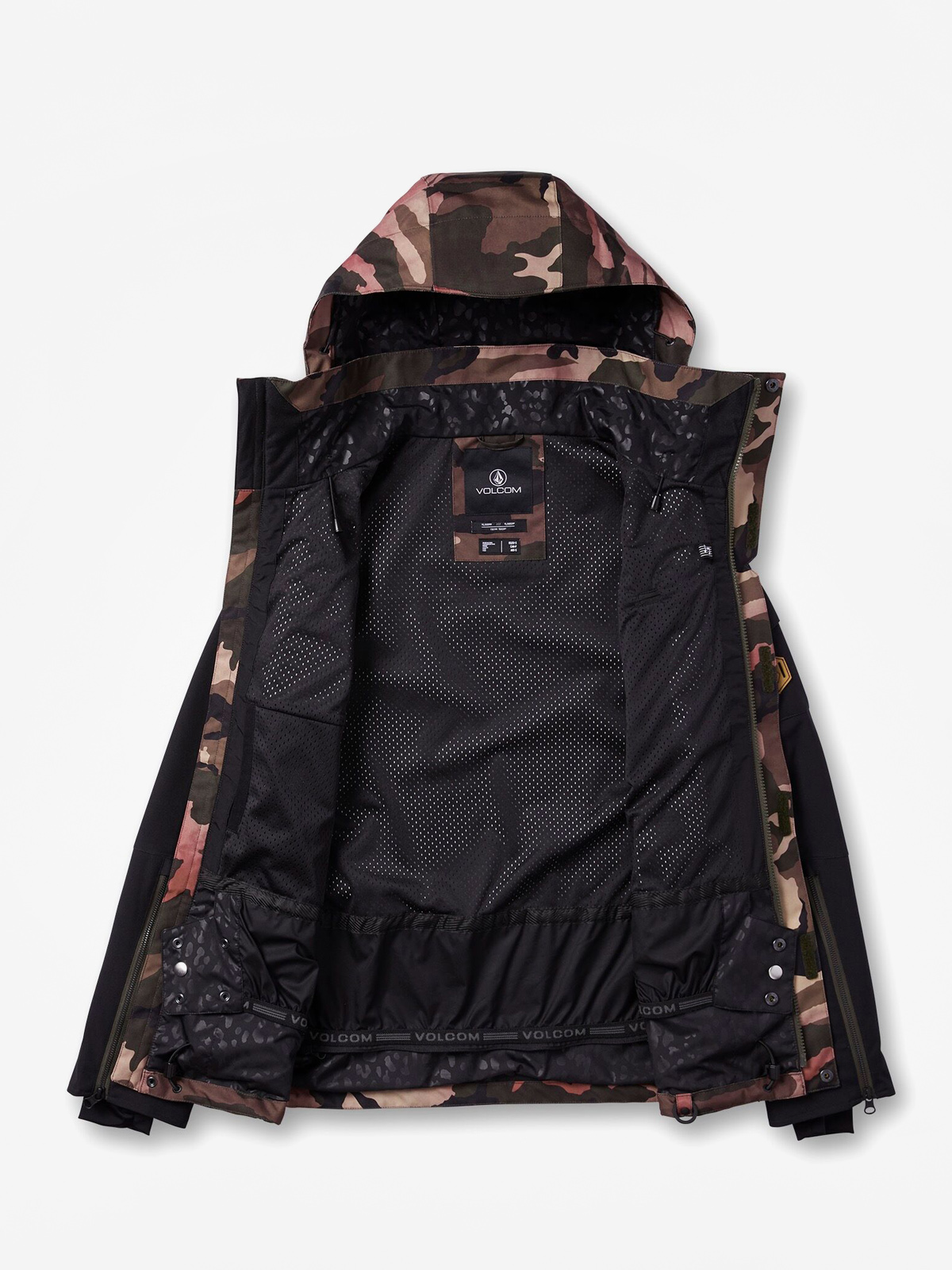 Womens Volcom Vault 4 In 1 Snowboard jacket (fdr)