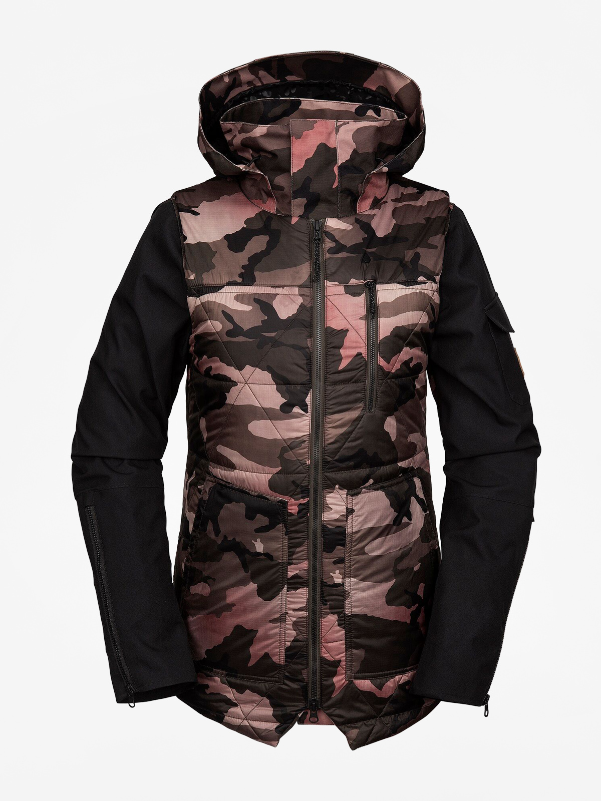 Womens Volcom Vault 4 In 1 Snowboard jacket (fdr)