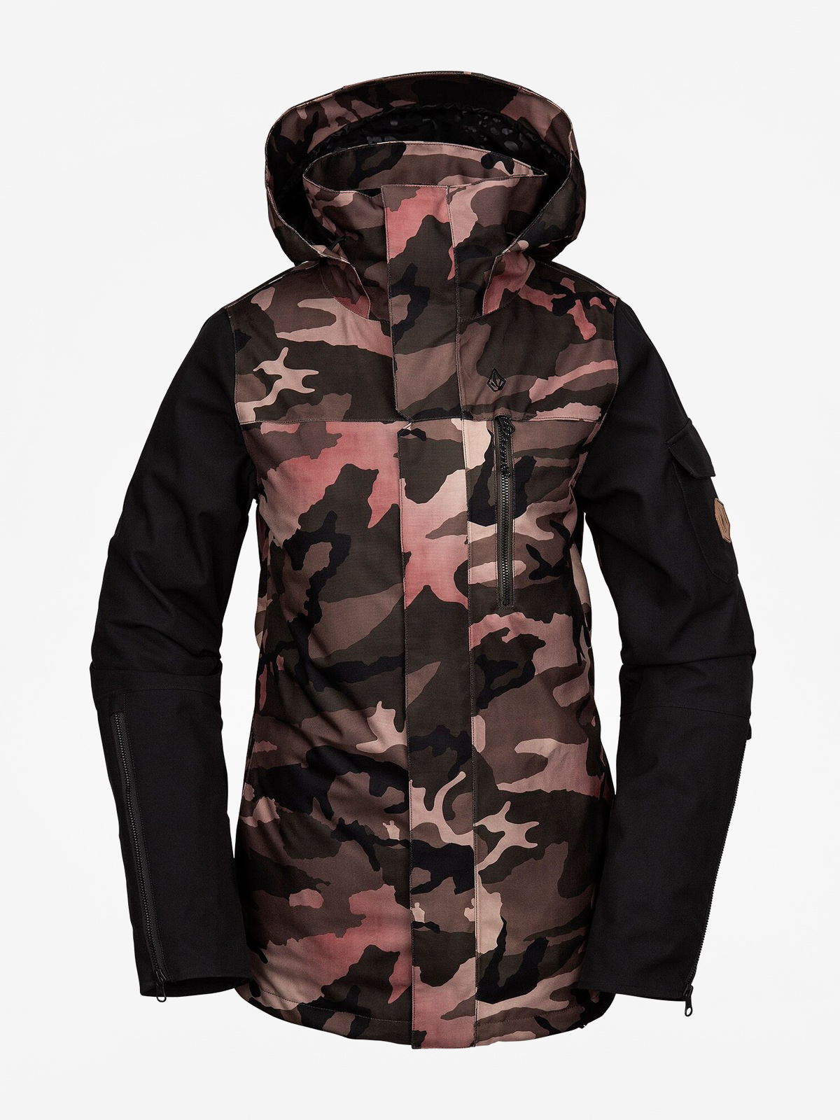Womens Volcom Vault 4 In 1 Snowboard jacket (fdr)