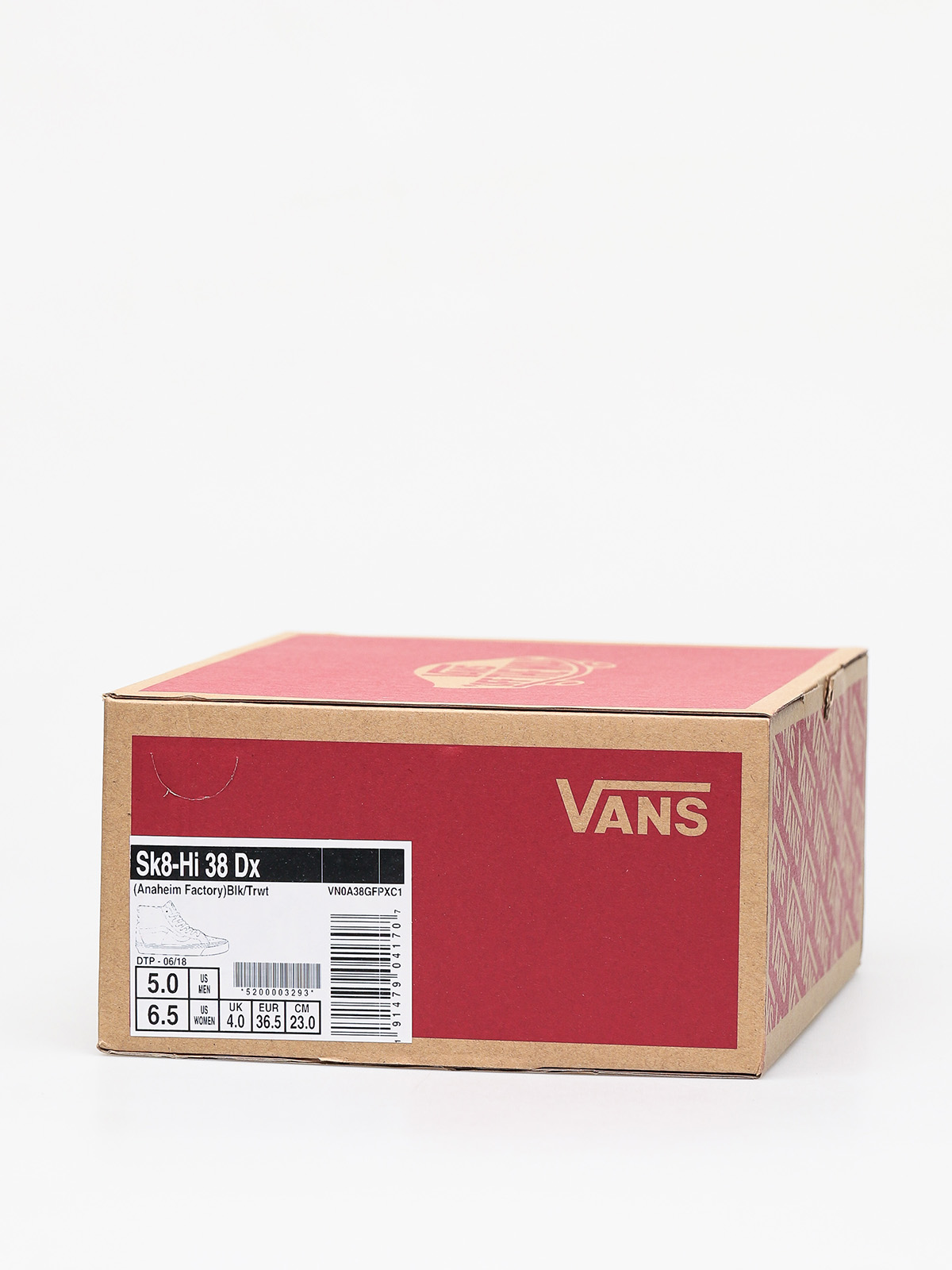 vans 38 in cm