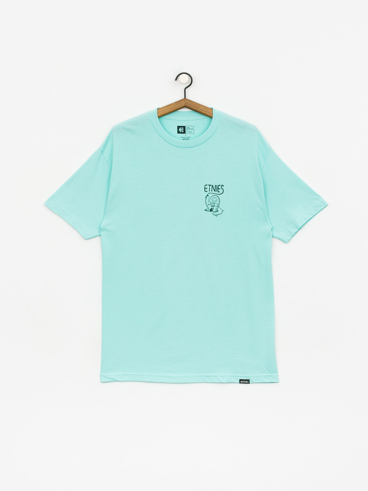 Etnies Phil Morgan Skate Tag T-shirt (aqua)