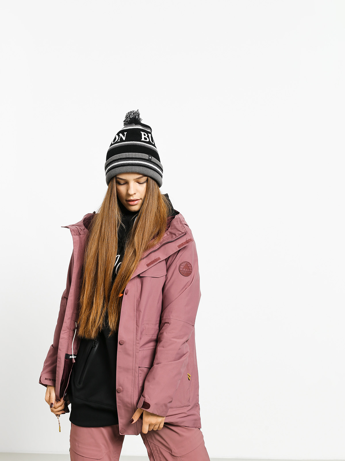 Damen Burton Runestone Snowboard jacke (rose brown)